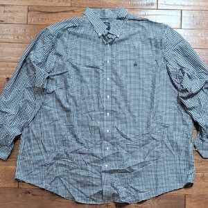 Brooks Brothers Non Iron Blue and White Checkered Shirt